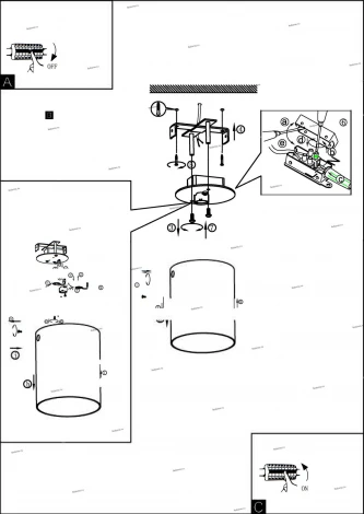 Потолочный светильник круглый Eglo Polasso 94504 (LED, 220V)
