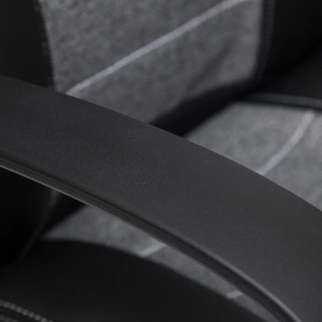 Кресло INTER кож/зам/ткань, черный/серый/серый, 36-6/207/14 Tetchair 12017