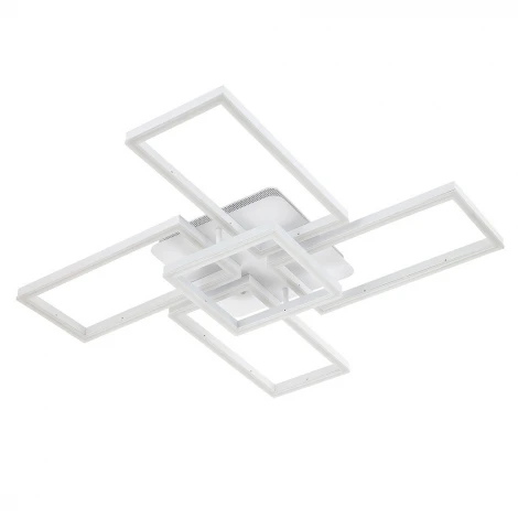 Потолочная люстра светодиодная на штанге с пультом с регулировкой цветовой температуры и яркости LED4U LED4U L11004-5 WH