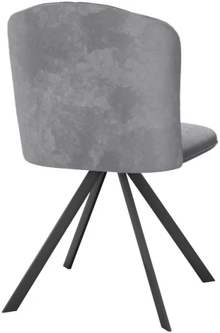 Стул DikLine 299 поворотный NS10 GREY/C50 светло-серый, ножки черные арт.00-00074695