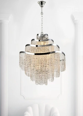 Подвесная люстра Lumien Hall Markellin LH0040/12H-NK-CL