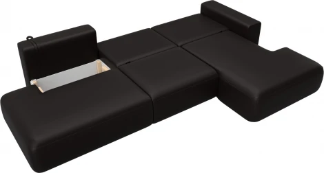 Диван угловой Лига-036 НПБ Модерн Лонг правый угол Лига Диванов (Экокожа) арт.127750