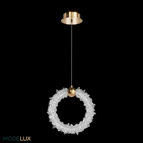 Подвесной светильник светодиодный хрустальный с регулировкой цветовой температуры Modelux MODESTYLE MS.1141.250 BS