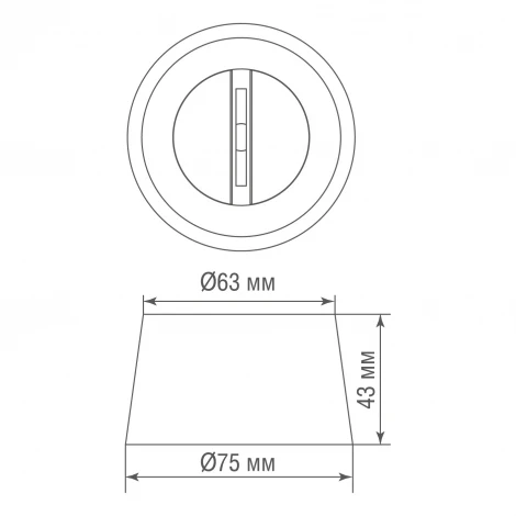 Накладное крепление для питания ремня Donolux Sling System Base C Sling черный
