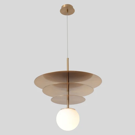 Подвесной светильник Crystal Lux UVA SP1.3 BRASS (220V, на проводе, шар)