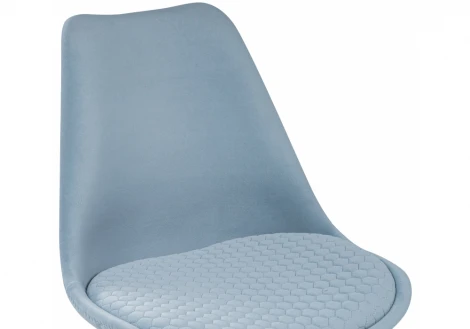 Деревянный стул bonuss light blue / wood