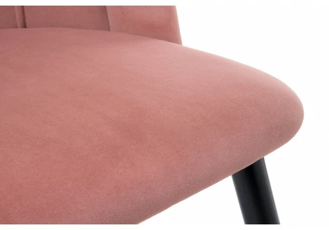 Обеденный стул на металлокаркасе Woodville Orly coral / red 11783
