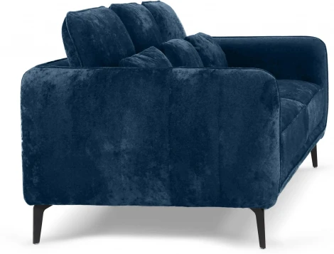 Диван Amsterdam трехместный ОГОГО (арт.786601), (Ткань,Велюр/Синий)