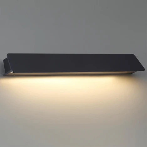 Уличный настенный светильник Odeon Light Leo 6642/16WL черный/металл IP54 LED 16W 3000K 220V
