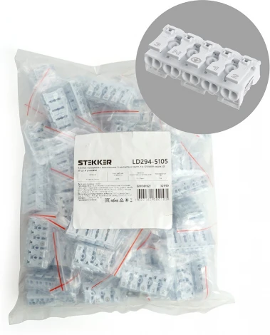 Клемма рычажковая Stekker 32959