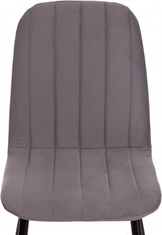 Стул ARC / 1 шт. в упаковке (Велюр,Металл  /Темно-серый,Черный)