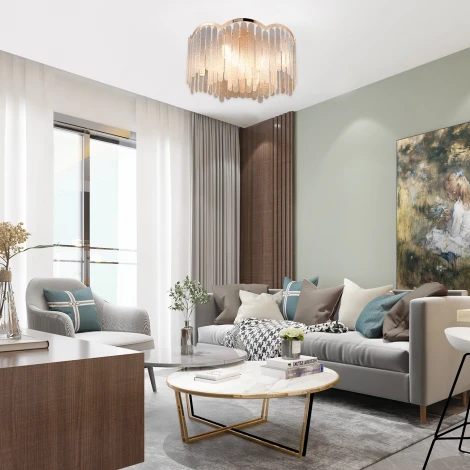 Потолочная люстра Escada 486/9 E14*40W Gold