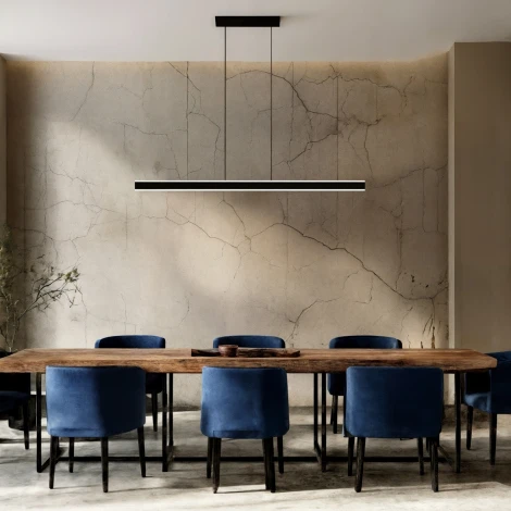 Подвесной светильник светодиодный Denkirs Rayline DK6733-BK