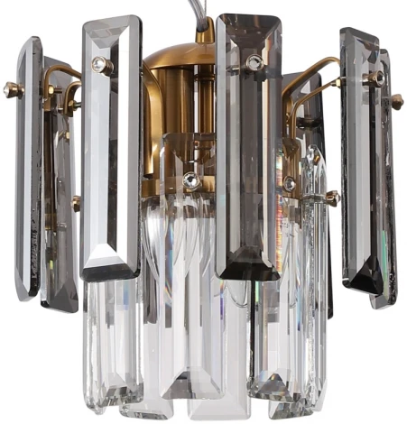 Подвесной светильник Ton 2159/05/02P Stilfort (220V, хрусталь, на тросе, круглые)