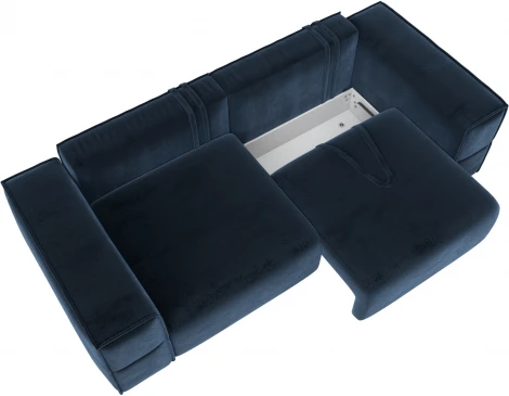 Диван прямой Лига-058 НПБ Лига Диванов (Велюр) арт.129381