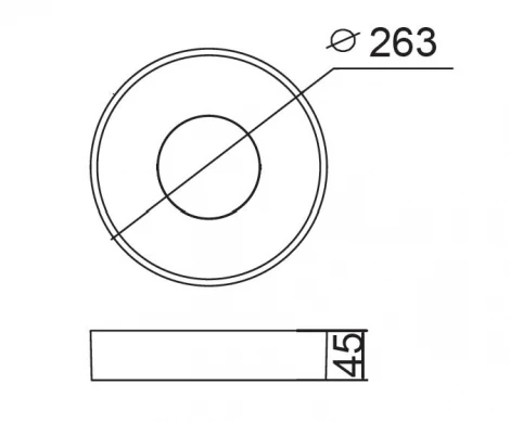 Настенный светильник уличный Oasis Light W3481L-3K