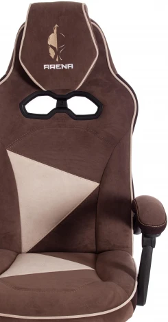 Кресло ARENA флок , коричневый/бежевый, 6/7 Tetchair 14130