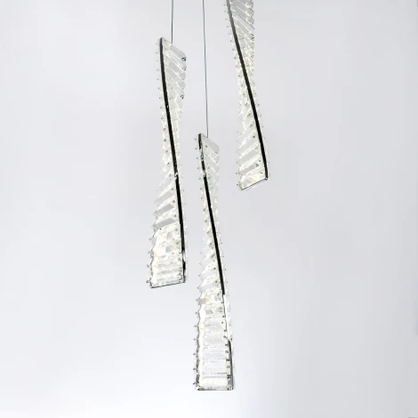 Подвесной светильник светодиодный хрустальный Modelux MODESTYLE MS.88910.3R CR