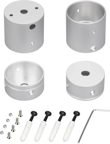 Крепление MonLIGHT-VT-CEILING-DL-D40-SILVER (Arlight, Алюминий) 047341