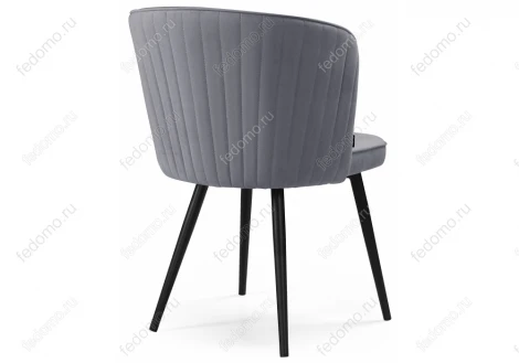 Стул Woodville на металлокаркасе Фрибур velutto 32 / черный 462403