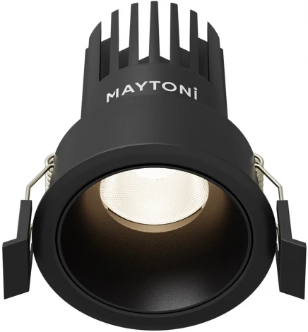Встраиваемый светильник Maytoni Dip DL115-10W-4K-B (LED, 220V, круглые)