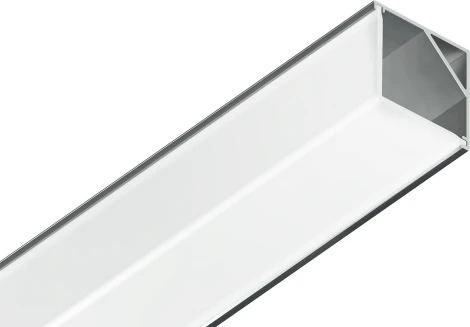 Алюминиевый профиль угловой квадратный для светодиодной ленты до 9,78мм Ambrella Illumination GP2150AL