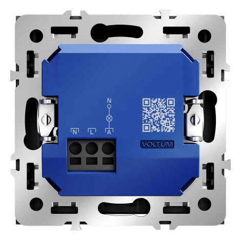 Выключатель встраиваемый карточный 16А (графит) Voltum S70 VLS010707