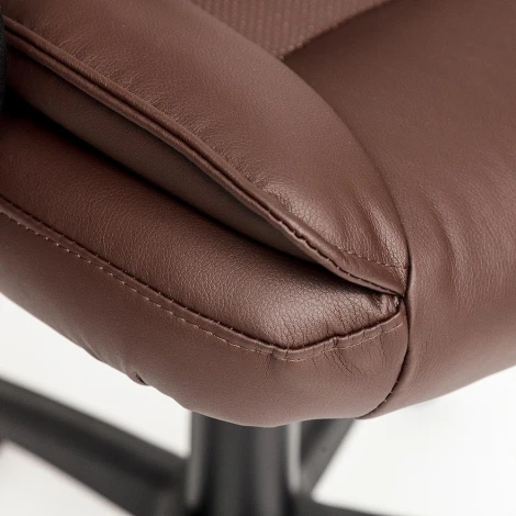 Кресло OREON кож/зам, коричневый/коричневый перфорированный, 36-36/36-36/06 Tetchair 10124