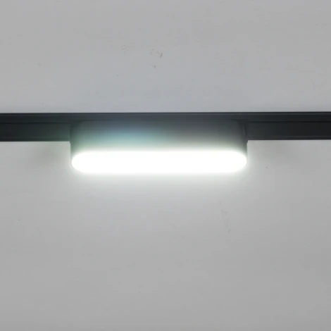 Трековый магнитный светодиодный светильник 48V регулировкой цветовой температуры и яркости, Умный дом с Алисой Reluce 13001-9.3-001UR magnetic LED6W BK CCT+SMART