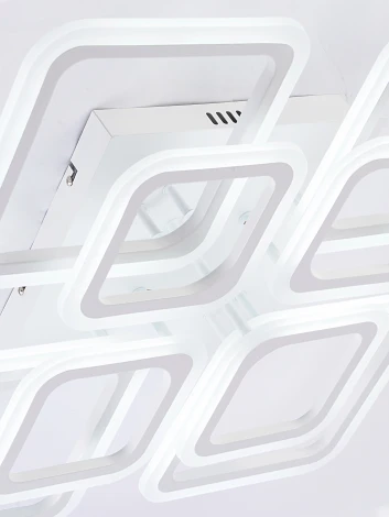 Потолочная люстра (+ночной режим) светодиодная с пультом ДУ 168W, белый, LED Natali Kovaltseva Spektr LED LAMPS 81108/4C