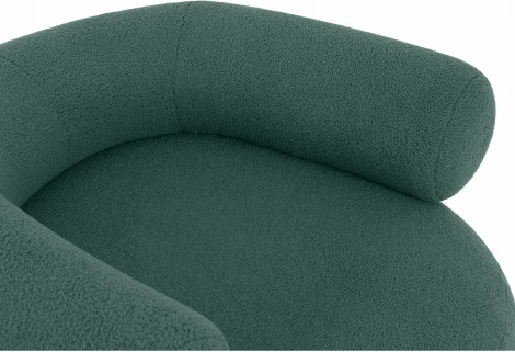 Кресло Tirella вращающееся ОГОГО (арт.833534), (Искусственный мех/Синий)