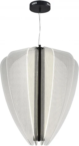 Подвесной светильник ST Luce Fesale SL6509.413.01 Черный/Прозрачный LED 1*75W 4000K (220V, на тросе)