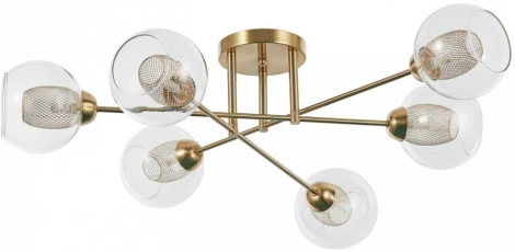 Потолочная люстра на штанге Arte Milano Neapolis-72880 272880/6 GD (220V, шар)