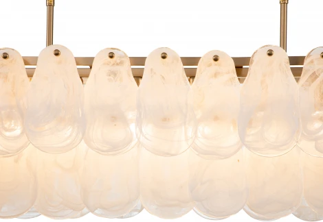 Люстра подвесная Fiocchi V000011 (12017/6P Brass) (220V, на цепи)