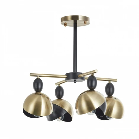 Потолочная люстра на штанге Arte Milano 271307/4 BK/GD (220V, шарики)