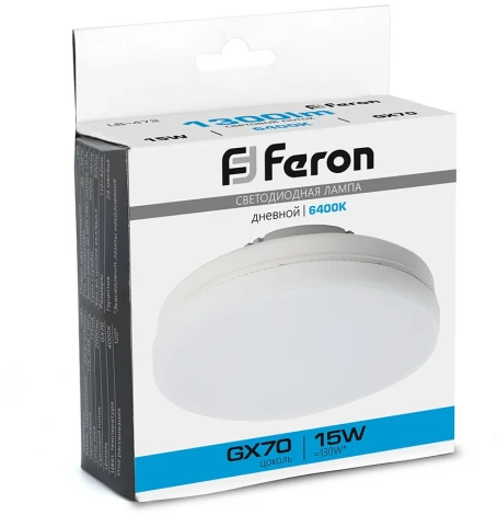 Лампа светодиодная Feron 48305 LB-472 GX70 15W 6400K