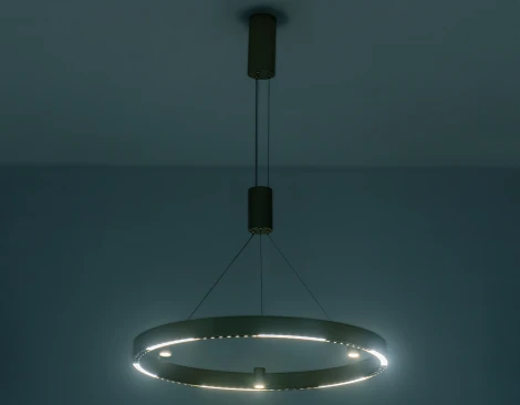 Подвесной светильник светодиодный COMFORT FL5846 Ambrella (220V, на тросе, кольцо)