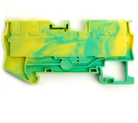 Зажим пружинный 4-х проводной проходной Stekker 49261