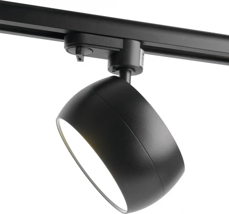 Светильник трековый однофазный Feron AL167 48551 GX70, черный (220V, круглые)
