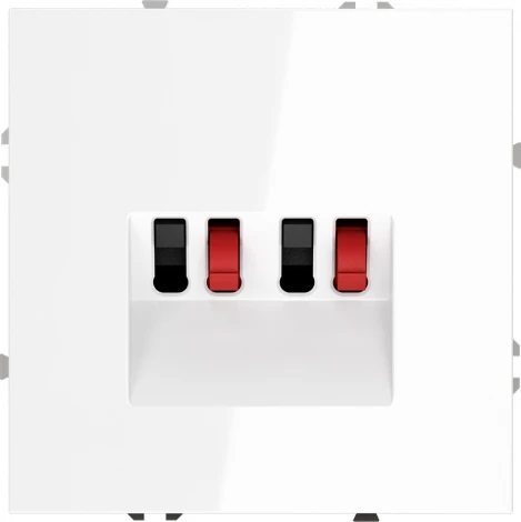 Акустическая розетка (белый глянцевый) Voltum S70 VLS060301