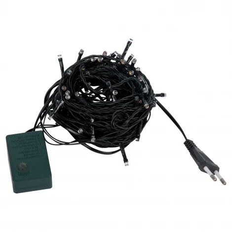 Гирлянда светодиодная, 10м. 100 светодиодов, голубой, желтый, зеленый, розовый свет Uniel ULD-S1000-100/DGA MULTI-2 IP20