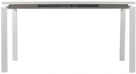 Стол Areal раскладной 140-180х80х75 белый мрамор с белыми ножками Bradex Home RF 0413