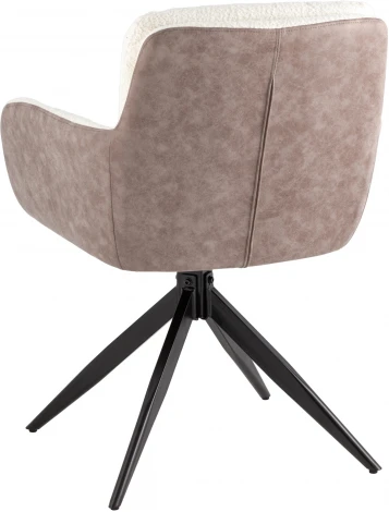 Стул обеденный Stool Group Waldo молочный c бежевой экокожей УТ000037122