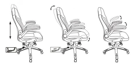 Кресло игровое Zombie VIKING-1N черный/красный эко.кожа крестовина пластик