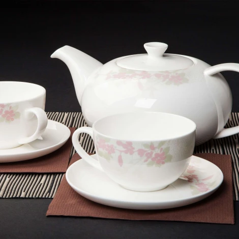 Чайный сервиз Сакура 13 предметов, 6 персон арт. 149 149 Royal Aurel