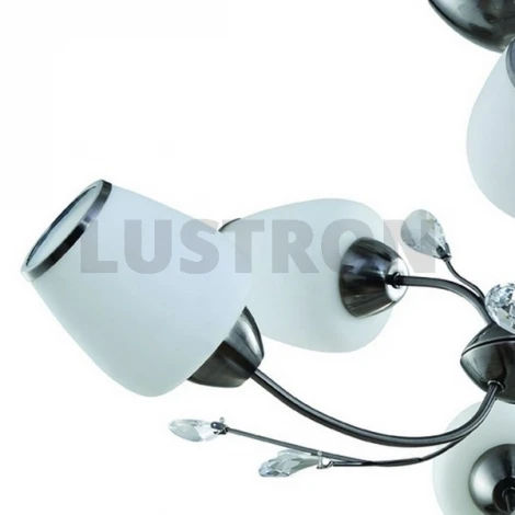 Потолочная люстра IDLamp 834 834/6PF-Darkchrome