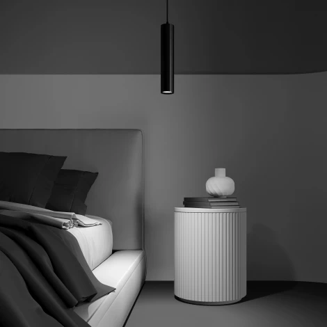 Трековый подвесной светильник Focus Unity GU10 50Вт (однофазный) Maytoni Technical TR025-1-GU10-B (220V, круглые)