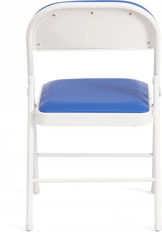 Стул складной FOLDER (mod. 3022G) / 2 шт. в упаковке (Металл,Экокожа /Синий,Белый)