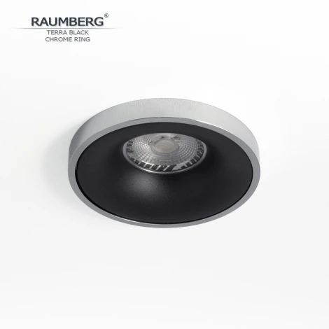 Встраиваемый светильник Raumberg TerraBk\Ch Black\Chrome