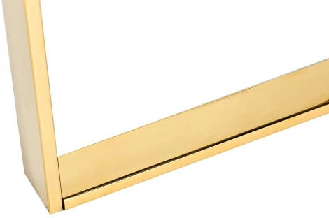 Журнальный стол Garda Decor 47ED-ET031GOLD (Золото/Прозрачный)